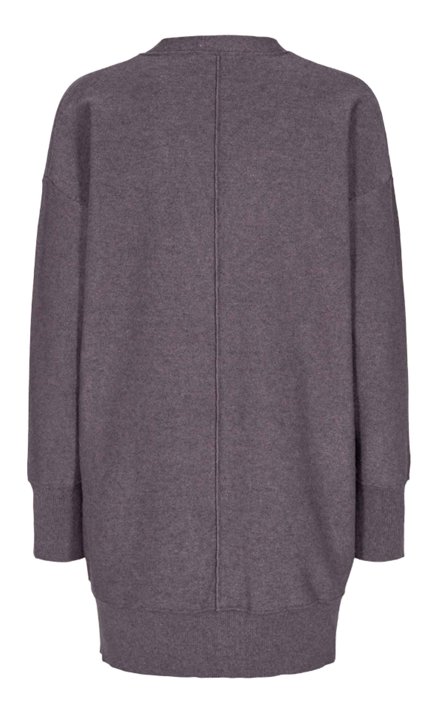 Freequent Cardigan - Claura - Dark Grey Melange