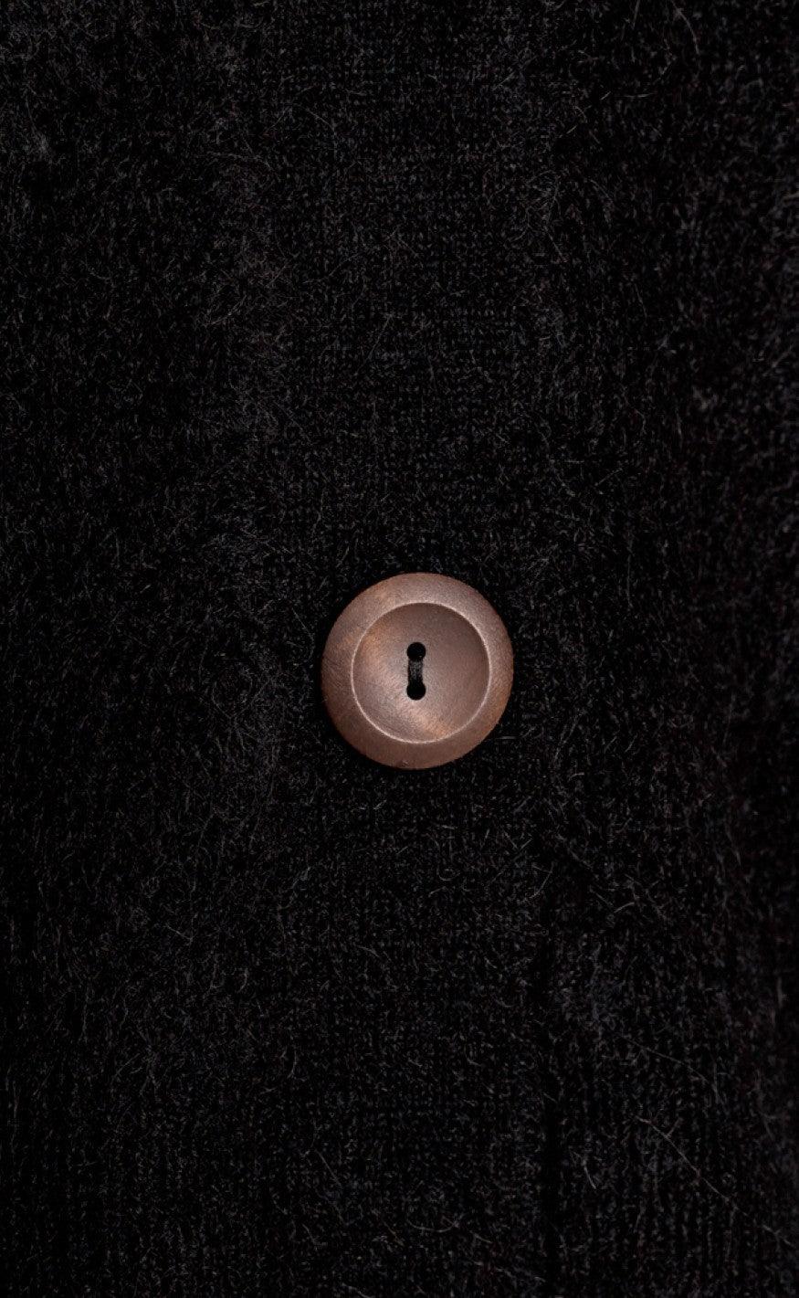 Freequent Cardigan - Hill - Black Solid
