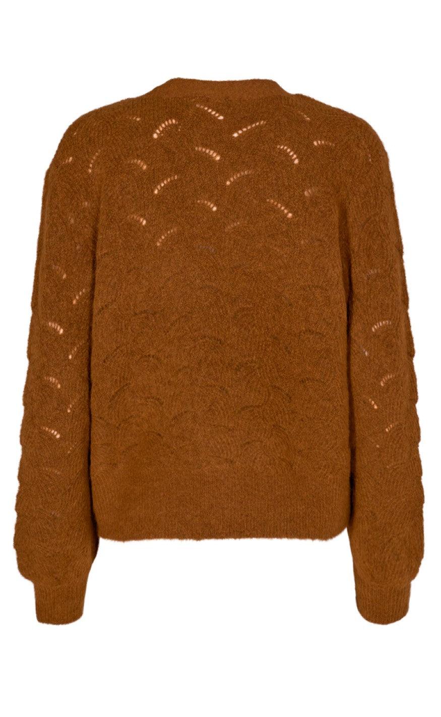 Freequent Cardigan - Hill - Caramel Café Melange