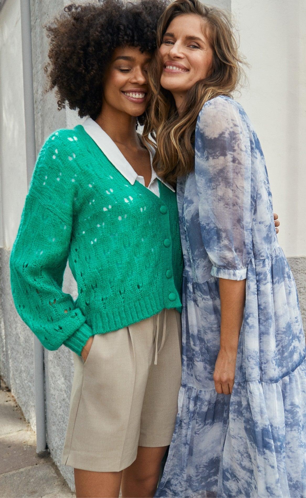 Freequent Cardigan - Janet - Ming Green