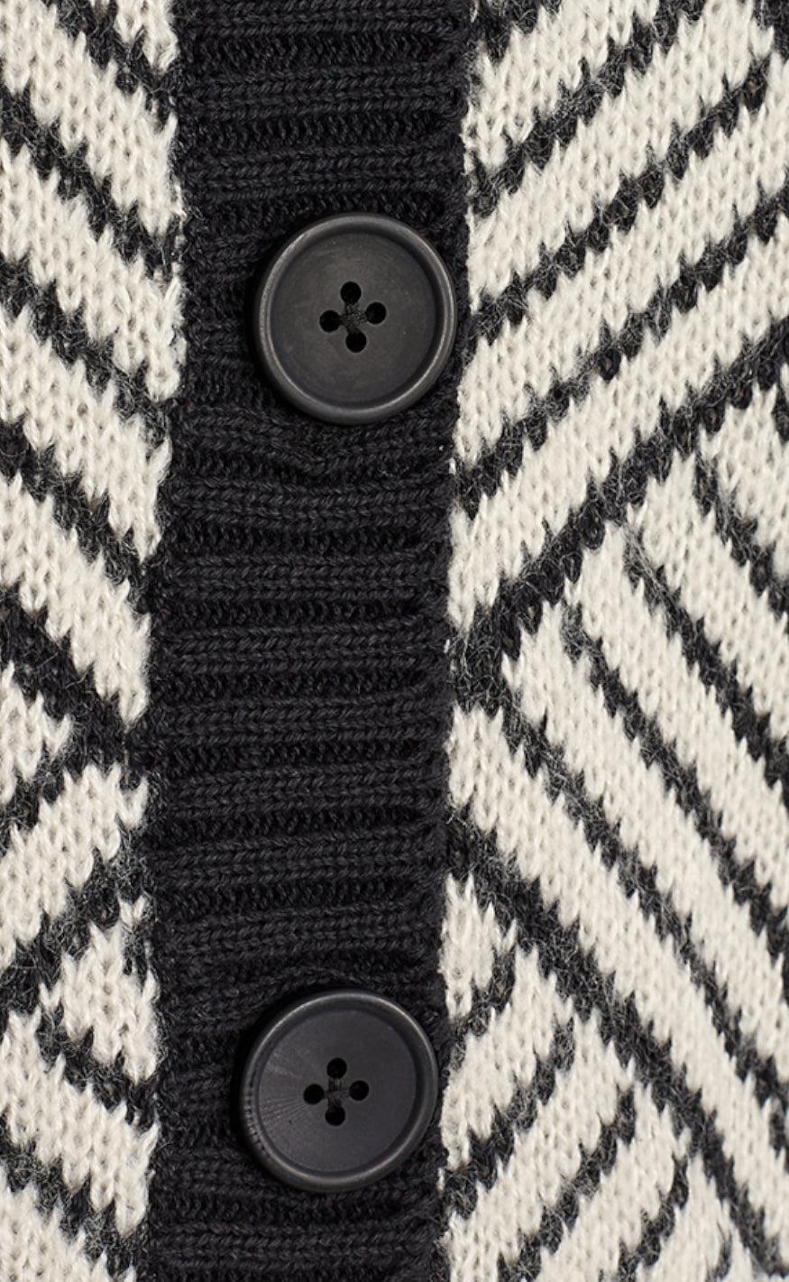 Freequent Cardigan - Just - Black Moonbeam