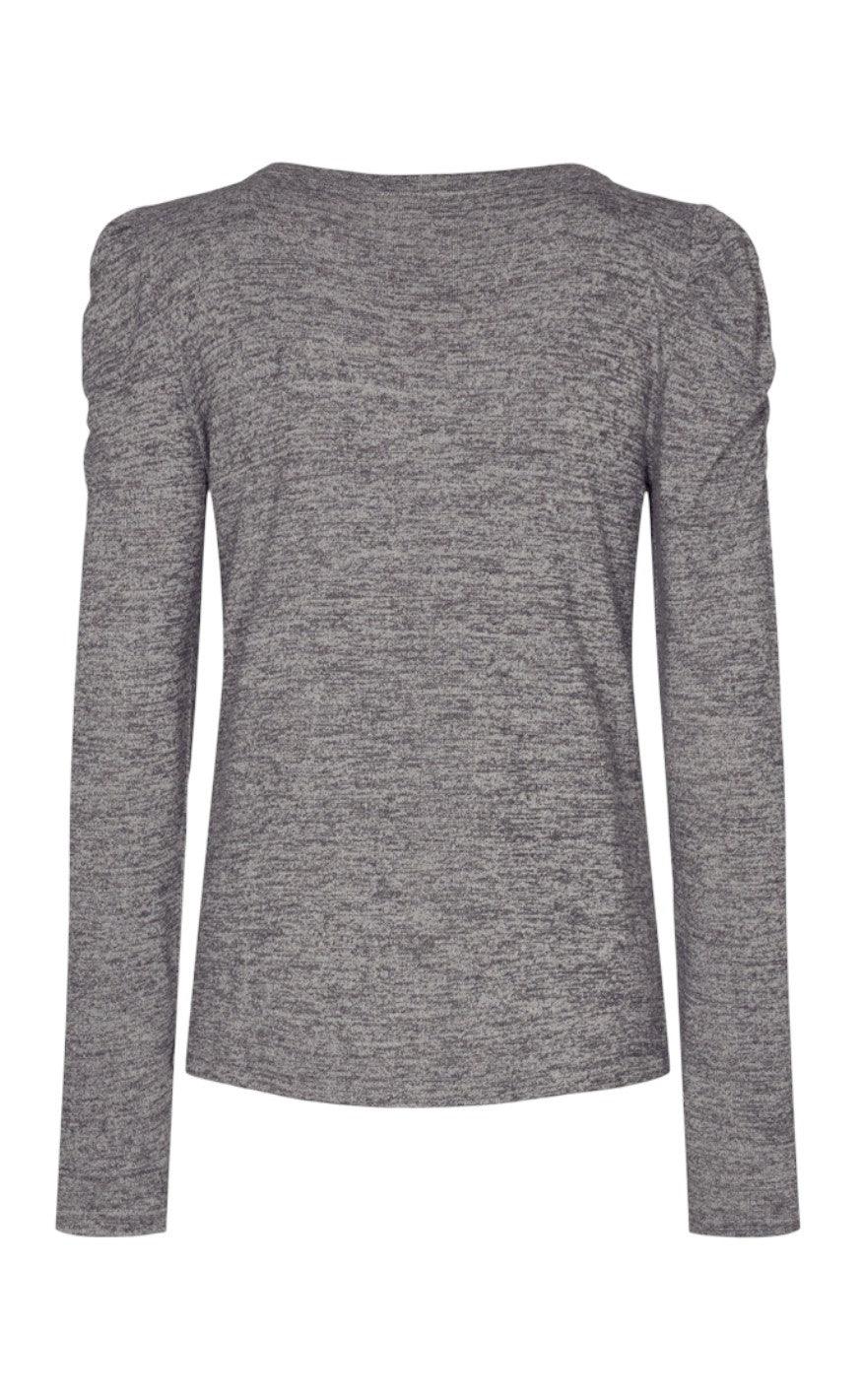 Freequent Cardigan - Livana - Grey Melange