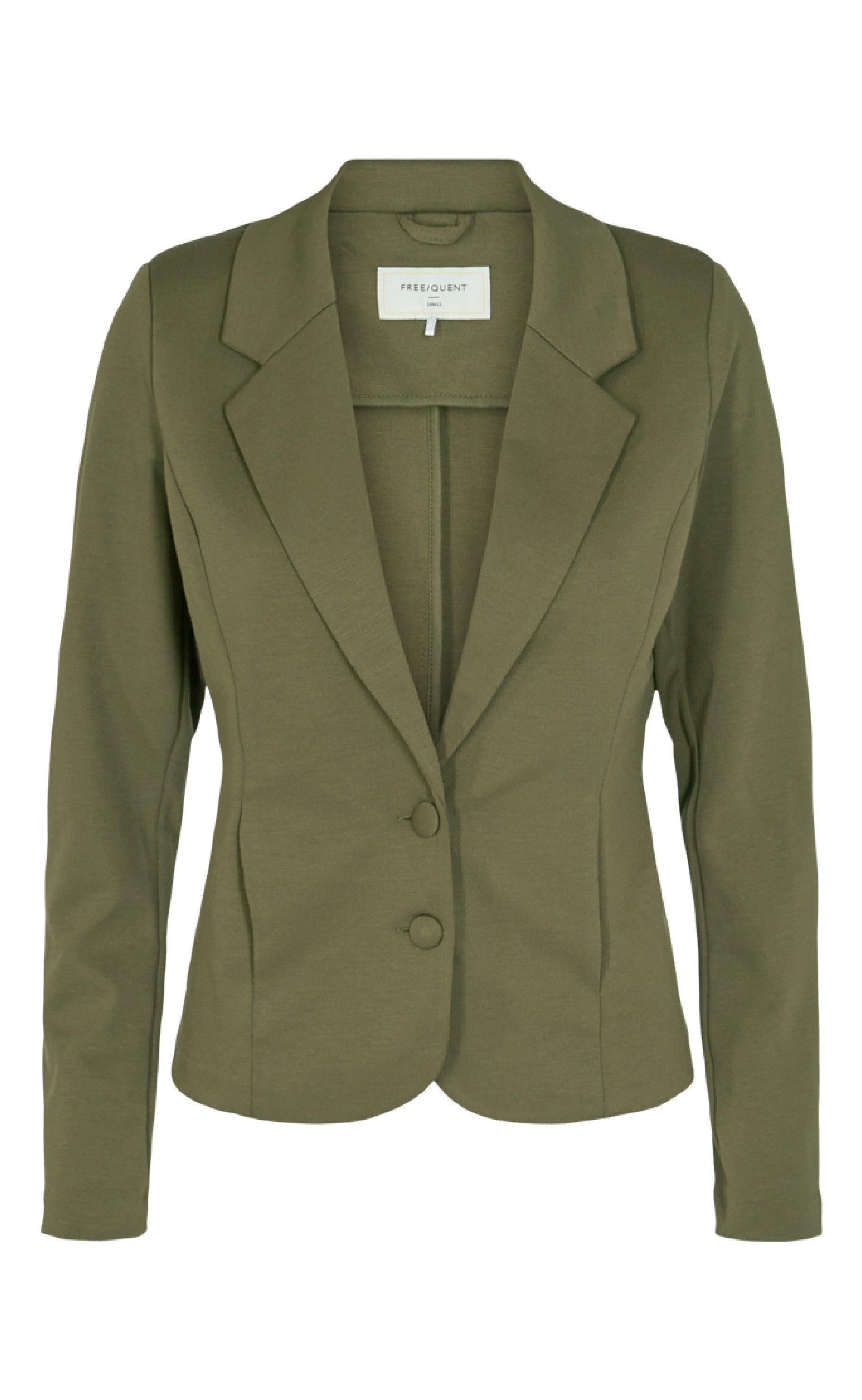 Freequent Jakke / Blazer - Nanni - Olive Night