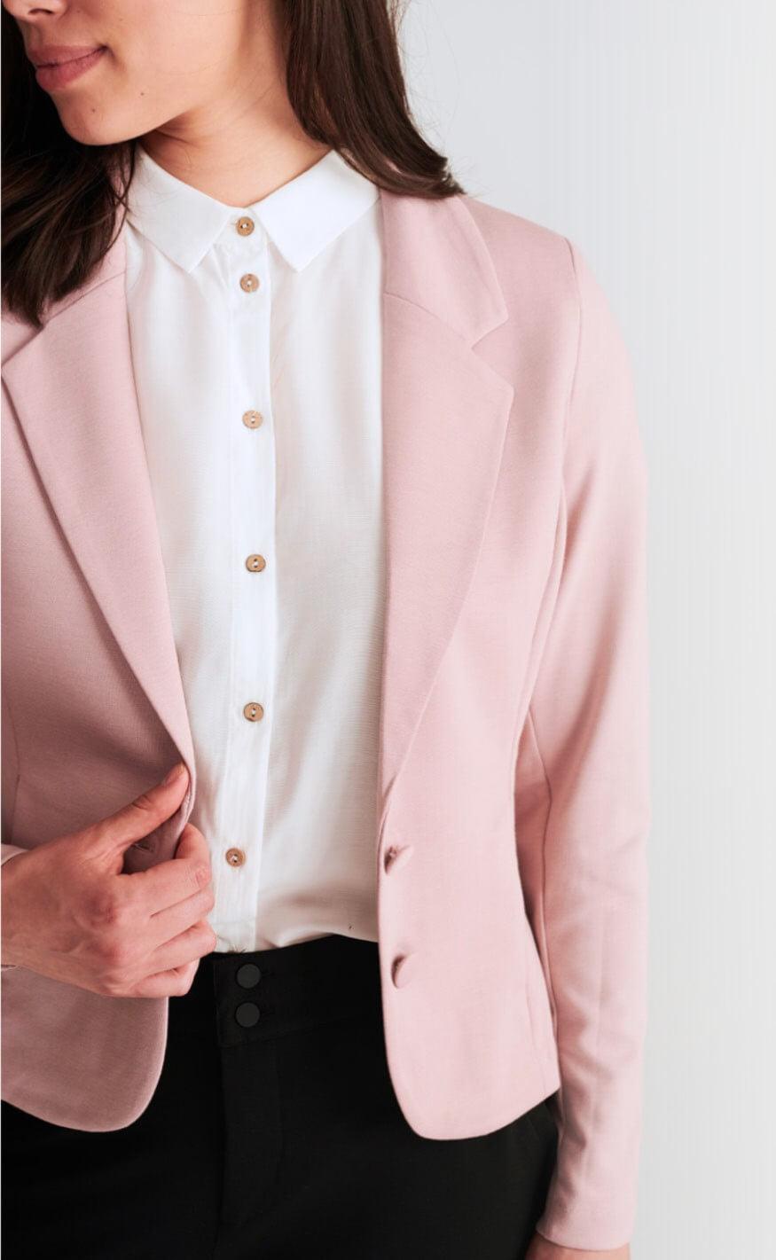 Freequent Jakke / Blazer - Nanni - Shadow Grey