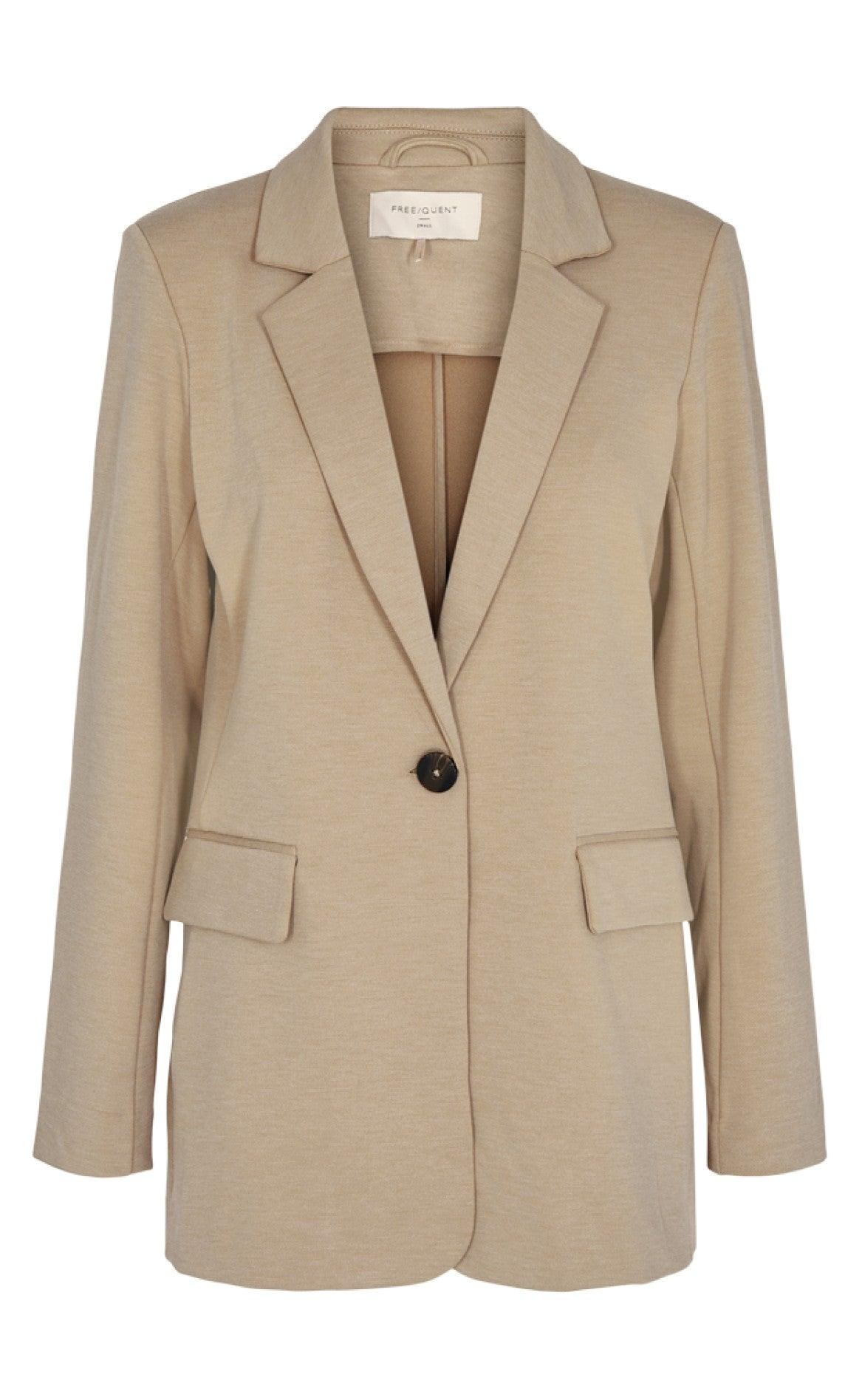 Freequent Jakke / Blazer - Nanni - Silver Mink