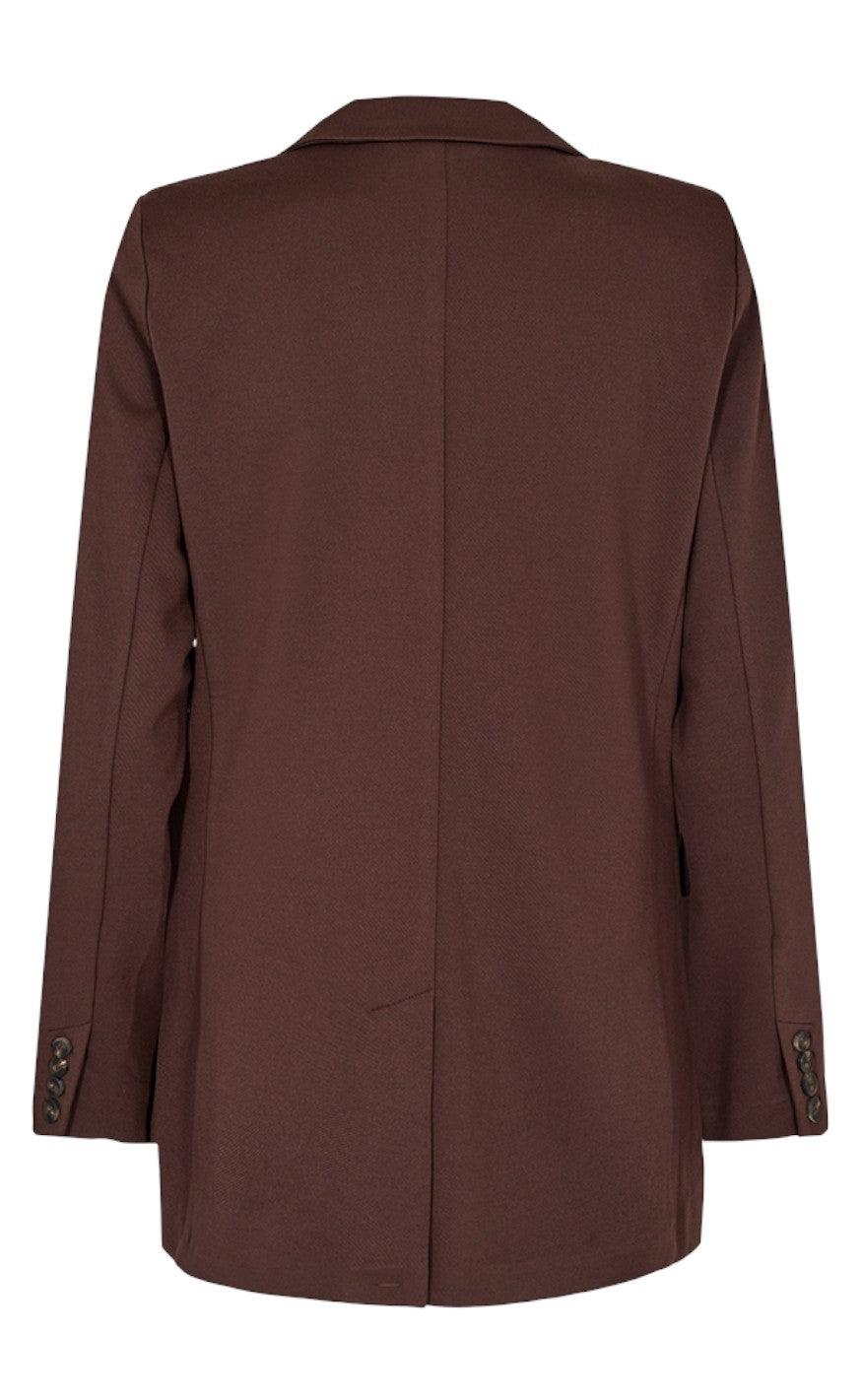 Freequent Jakke / Blazer - Nanni Structure - Coffee Bean