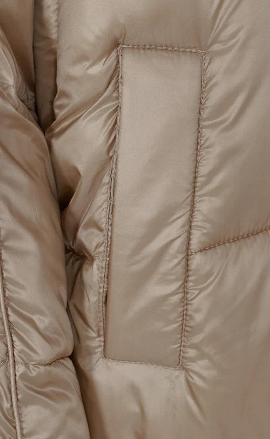 Freequent Jakke - Bronx - Silver Mink