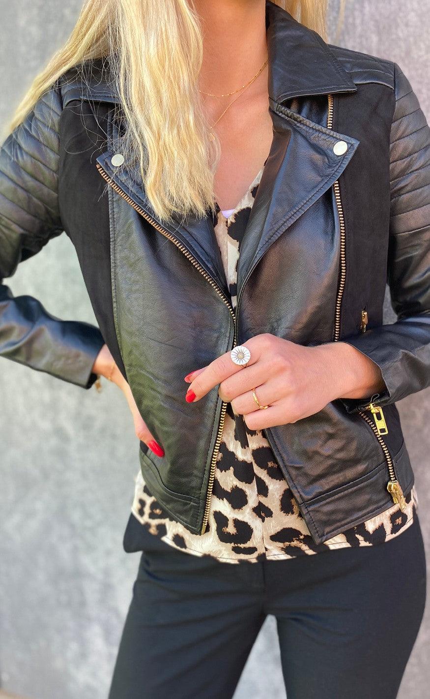 Freequent Jakke - Heather - Black