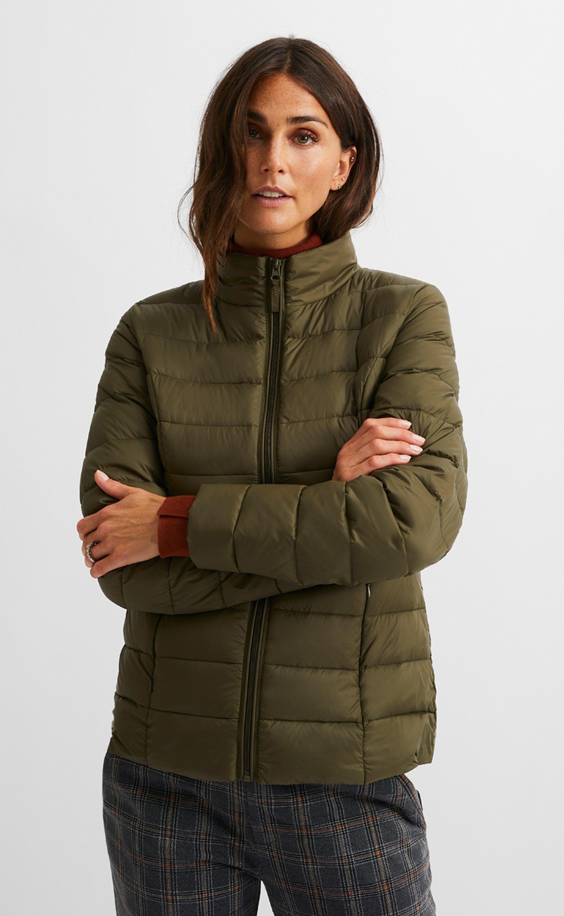 Freequent Jakke - Tops - Olive Night