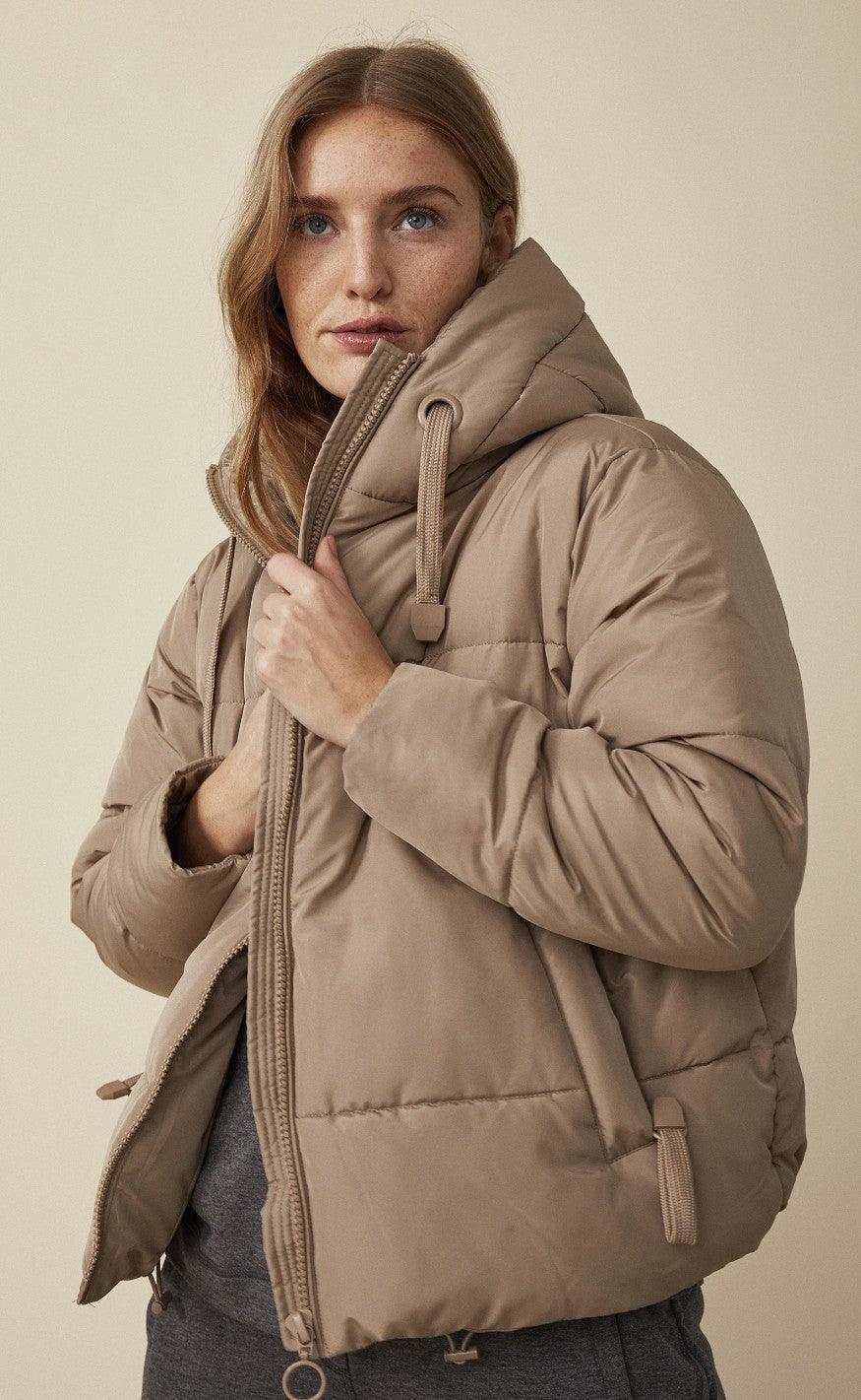 Freequent Jakke - Turtle - Silver Mink