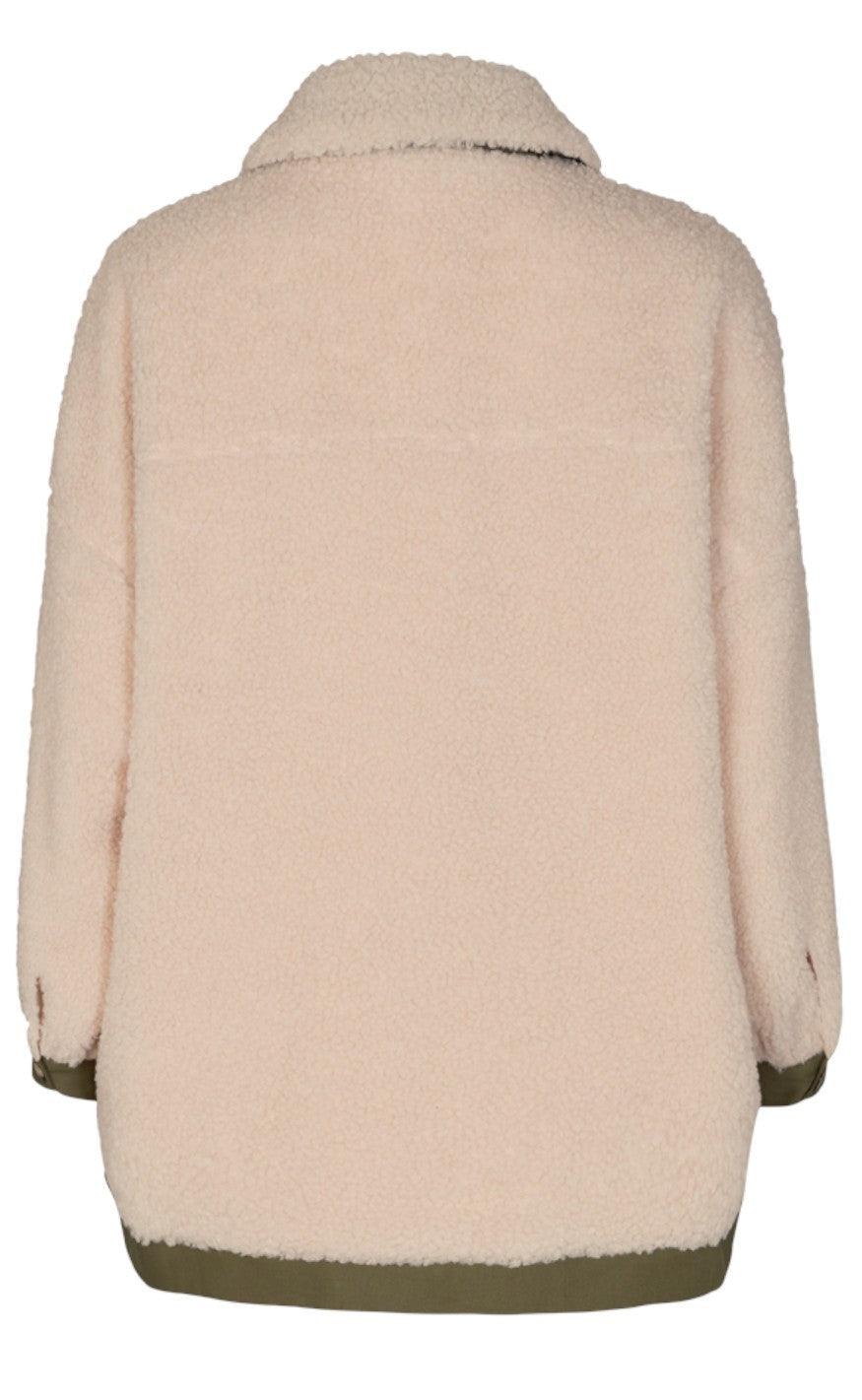 Freequent Jakke - Vivi - Birch W. Olive