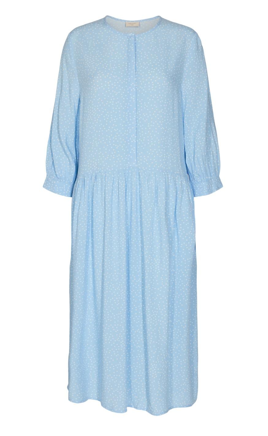 Freequent Kjole - Adney Long Layer - Chambray Blue Mix