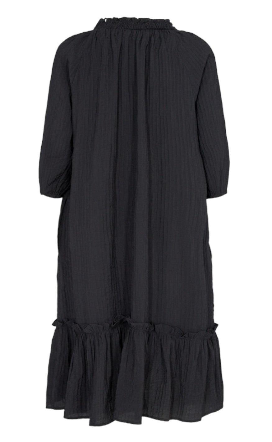 Freequent Kjole - Alina 3/4 - Black