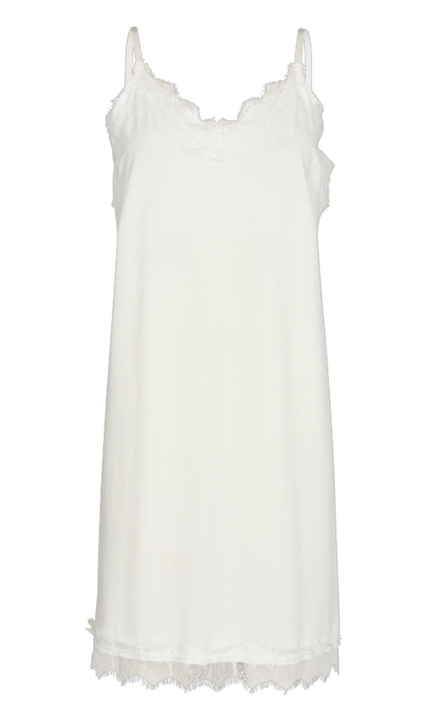 Freequent Kjole - Bicco - Offwhite