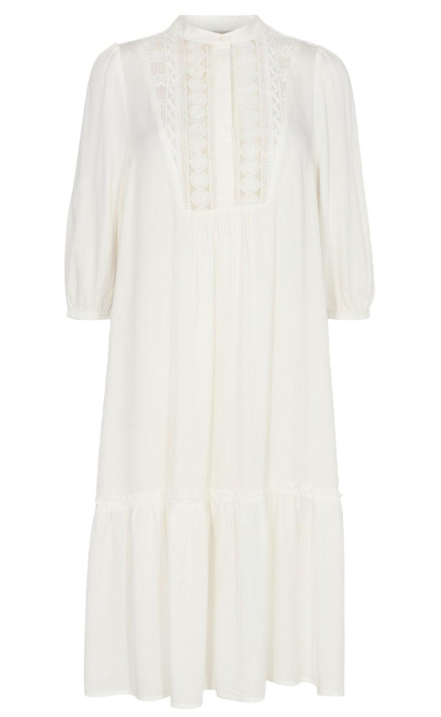 Freequent Kjole - Cillie - Brilliant White