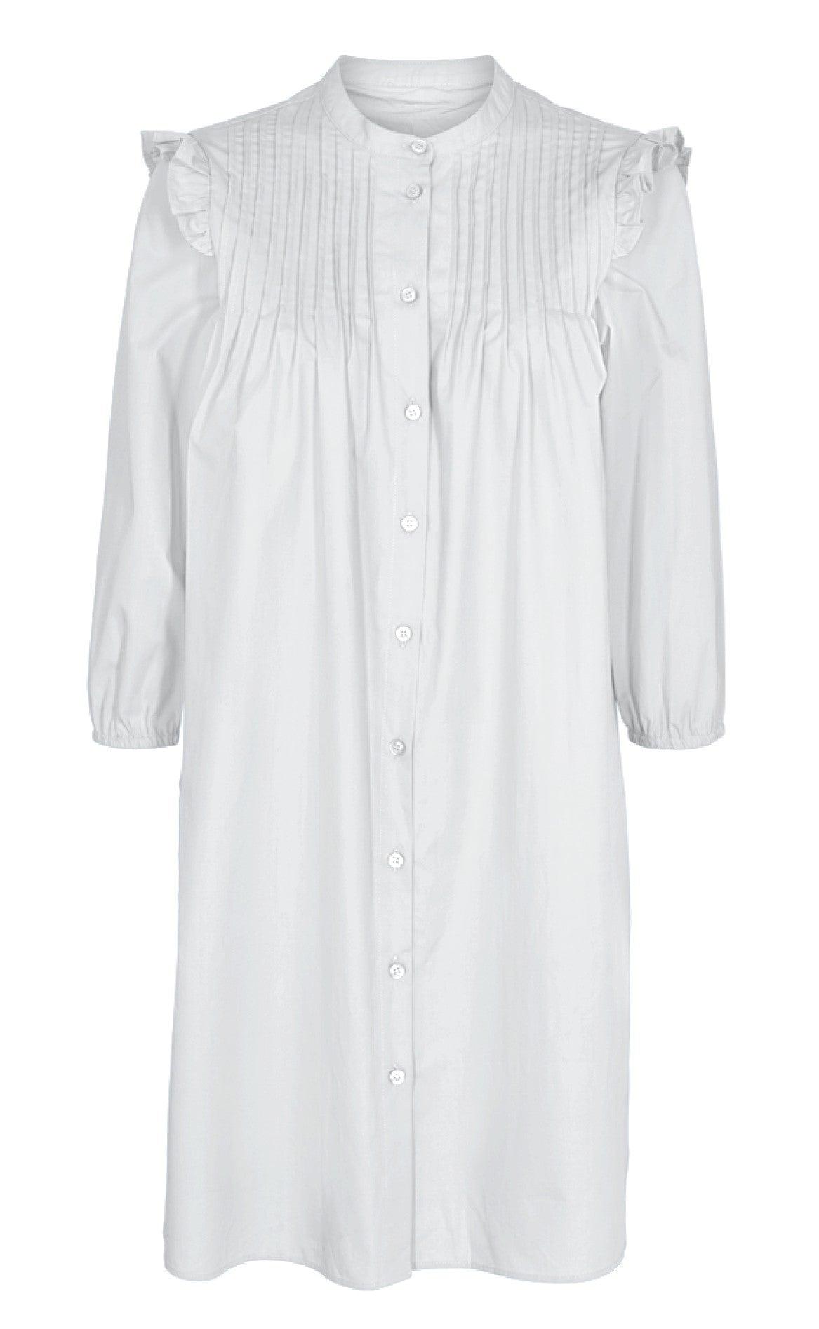 Freequent Kjole - Emili - Bright White