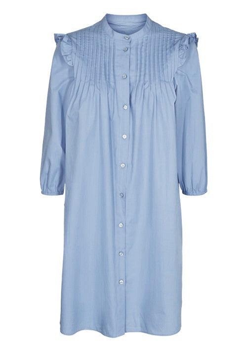 Freequent Kjole - Emili - Chambray Blue