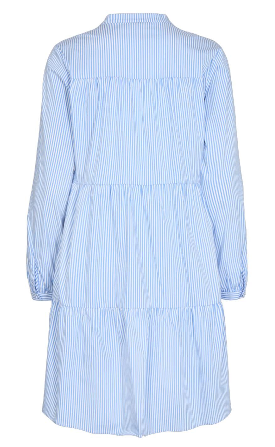 Freequent Kjole - Emmeline Stripe - Chambray Blue