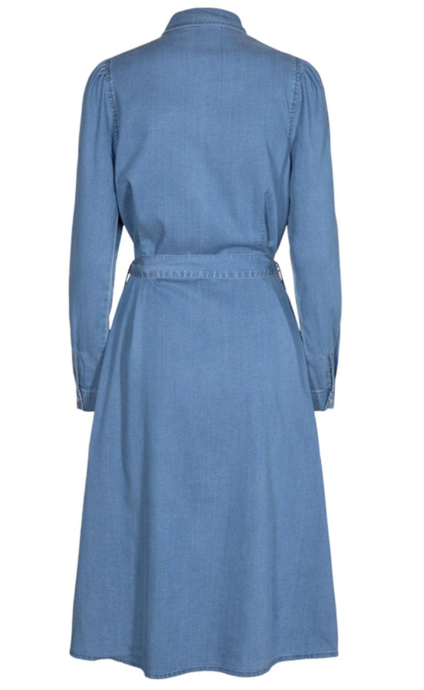 Freequent Kjole - Fia - Vintage Blue Denim