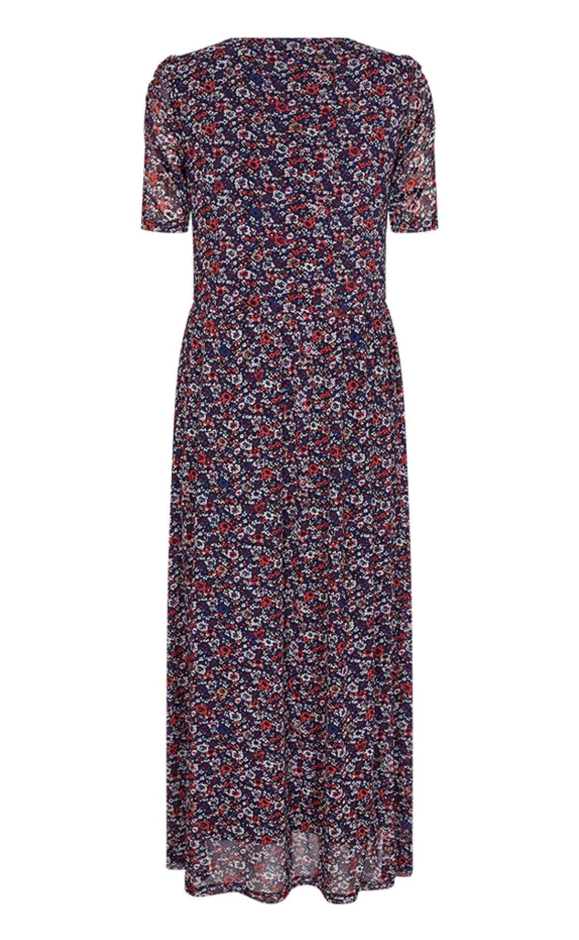 Freequent Kjole - Gry Hama - Poppy Red Mix