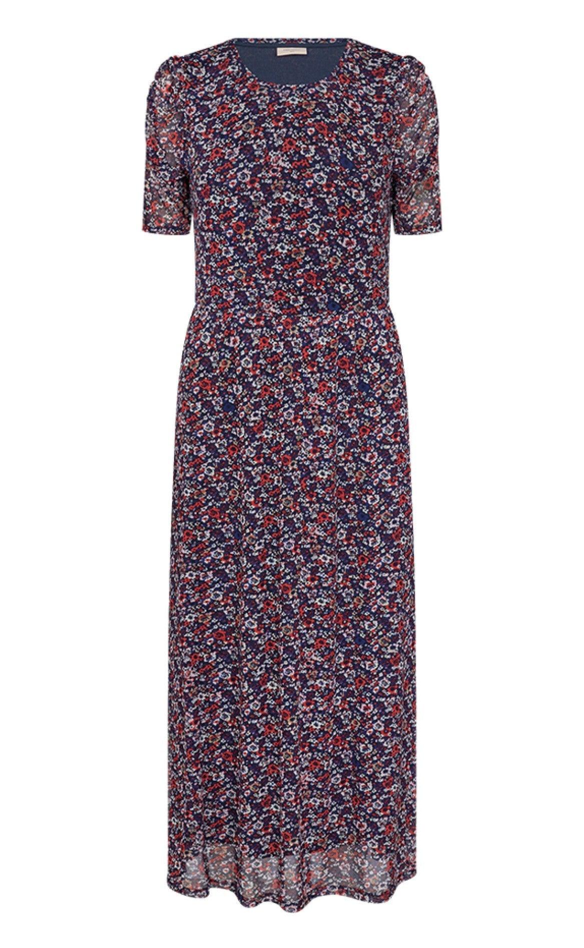 Freequent Kjole - Gry Hama - Poppy Red Mix