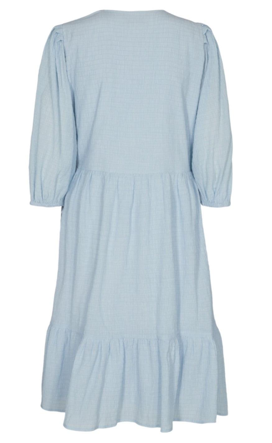 Freequent Kjole - Magnolia - Chambray Blue