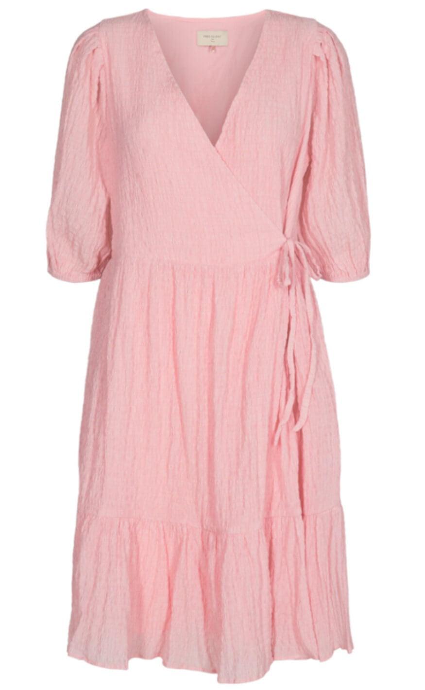 Freequent Kjole - Magnolia - Silver Pink