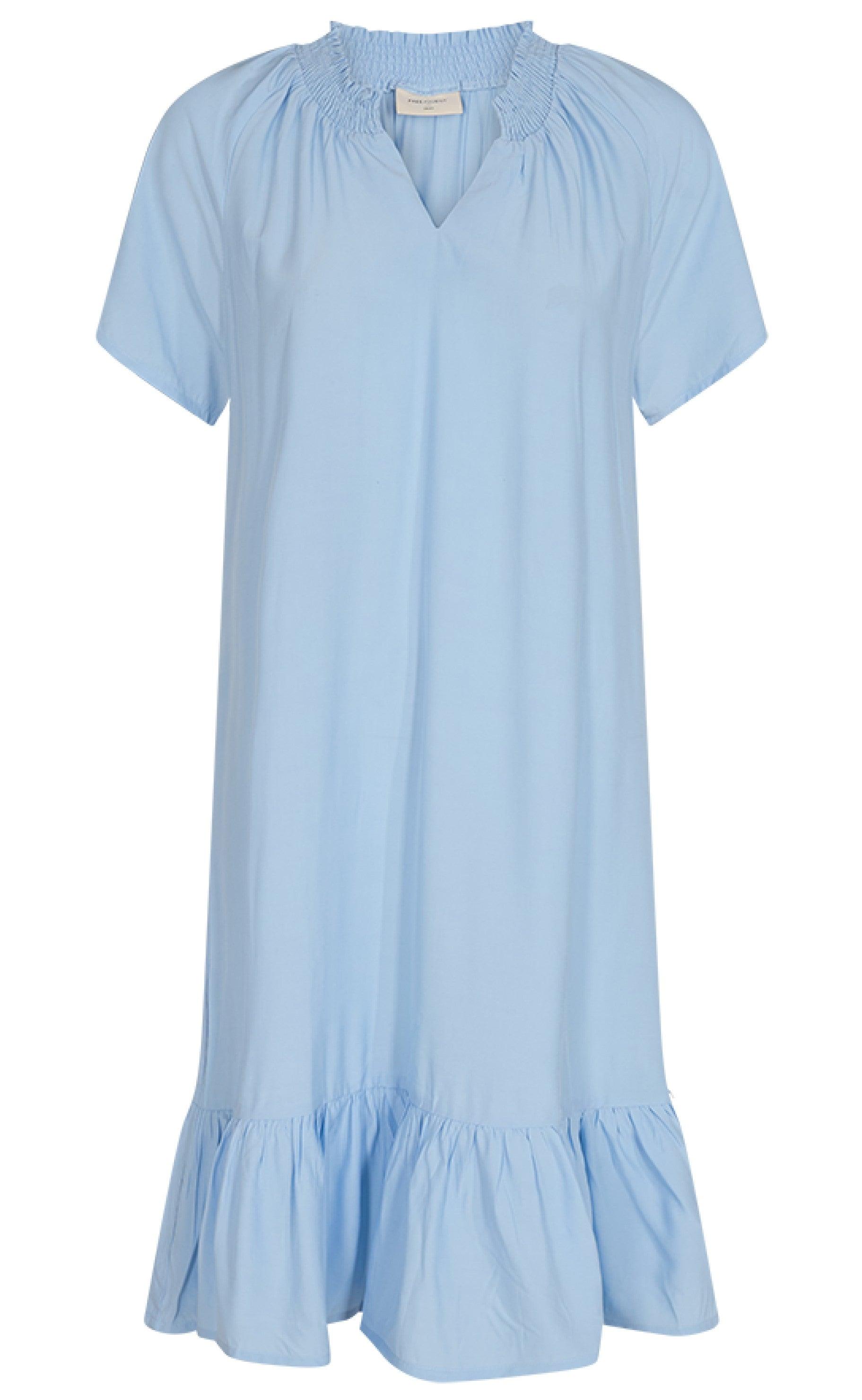 Freequent Kjole - Meralda - Chambray Blue