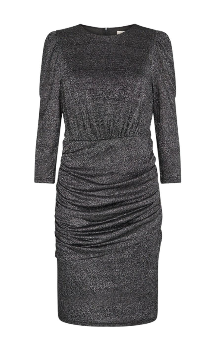 Freequent Kjole - Nalux - Black With Silver