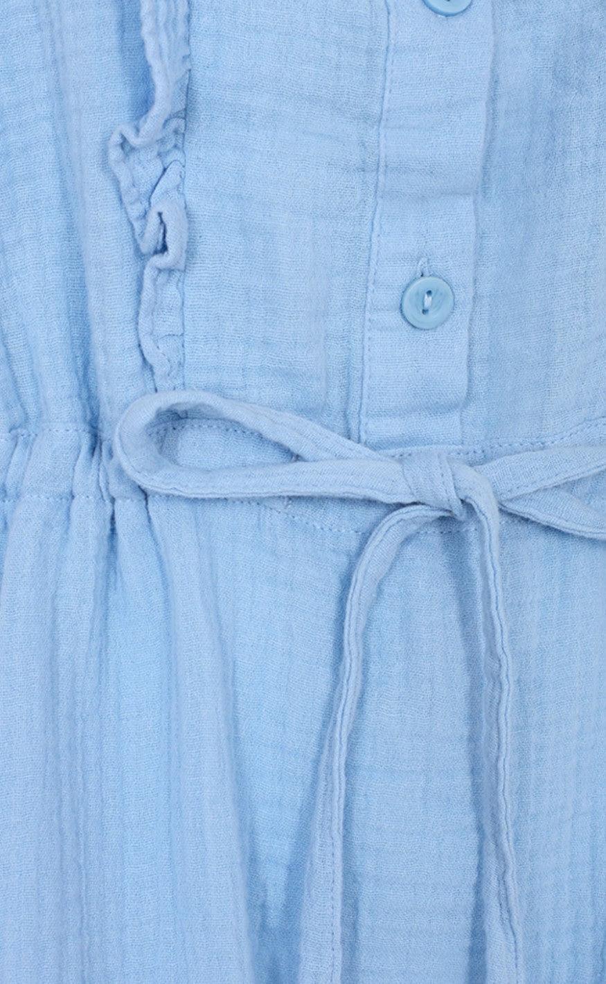 Freequent Kjole - Novelia - Chambray Blue