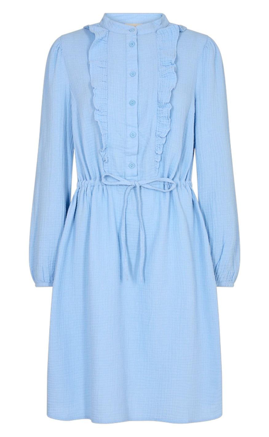 Freequent Kjole - Novelia - Chambray Blue