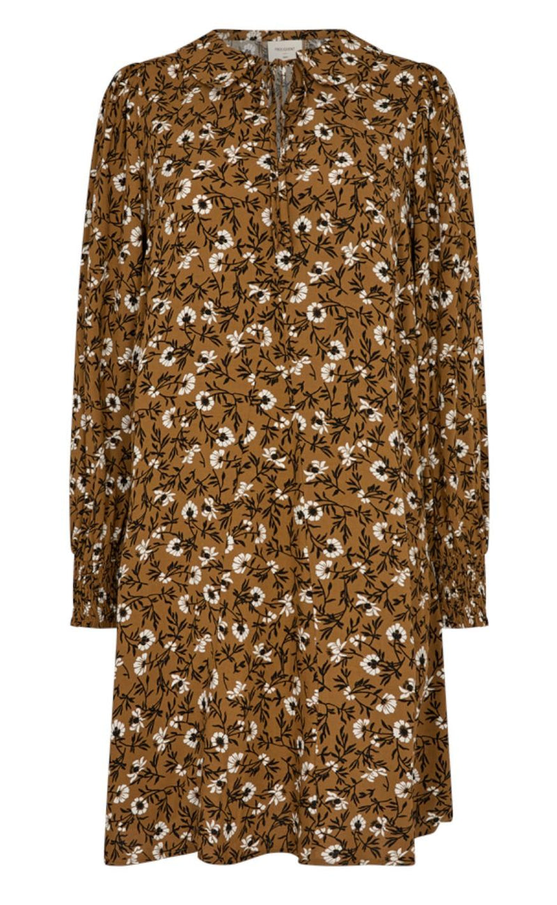 Freequent Kjole - Petra - Butternut w. Black
