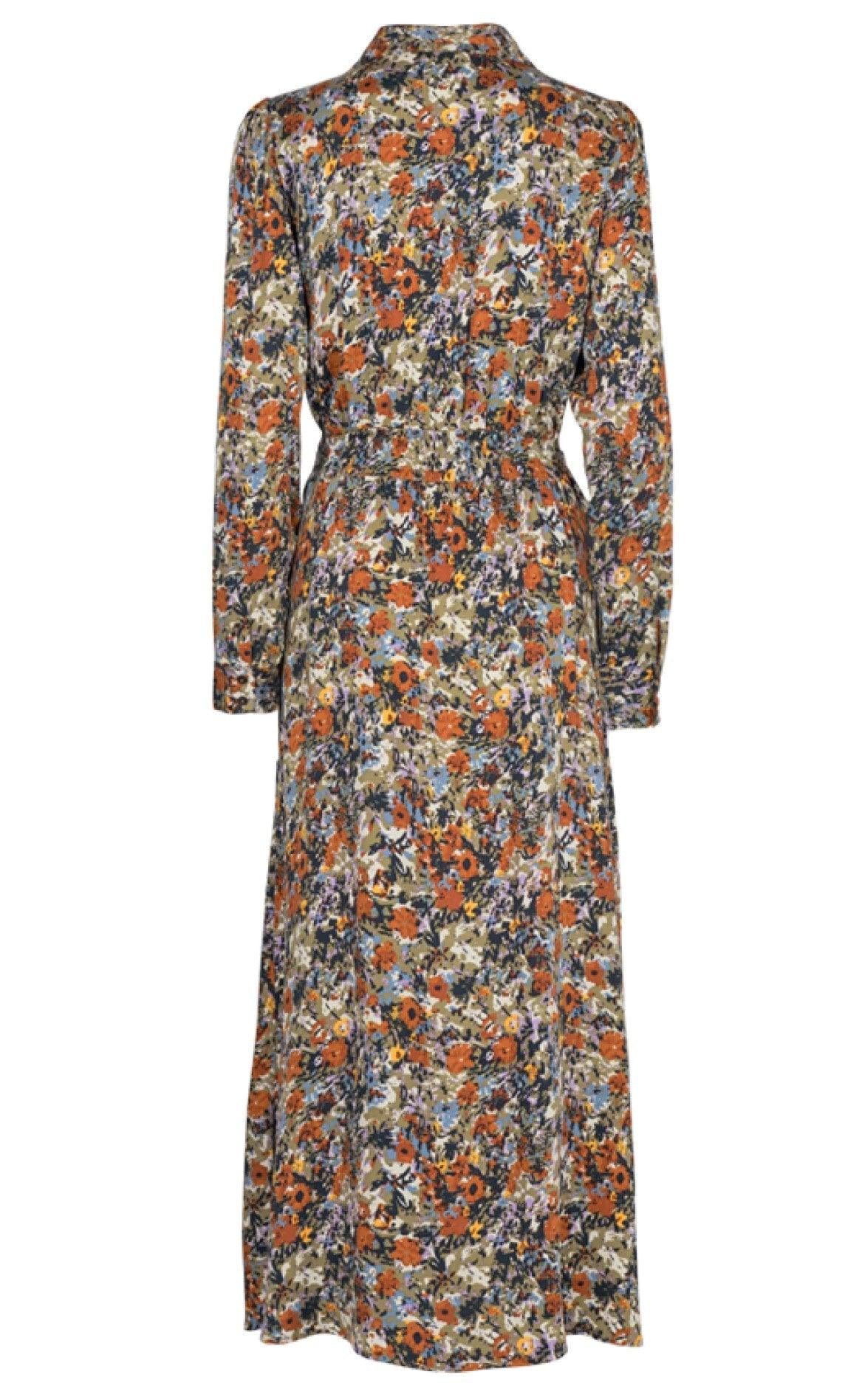 Freequent Kjole - Signe - Chambray Blue Mix