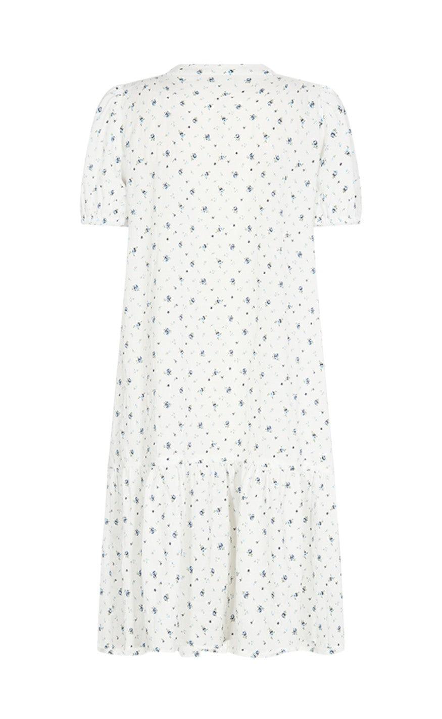 Freequent Kjole - Tiney - Off-white Mix