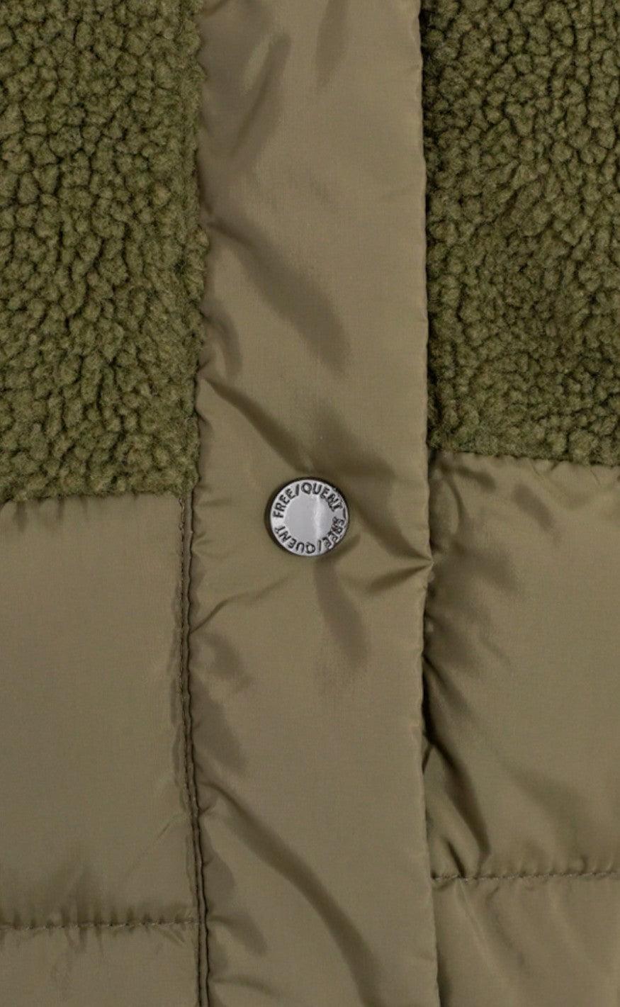 Freequent Long Vest - Olga - Olive night