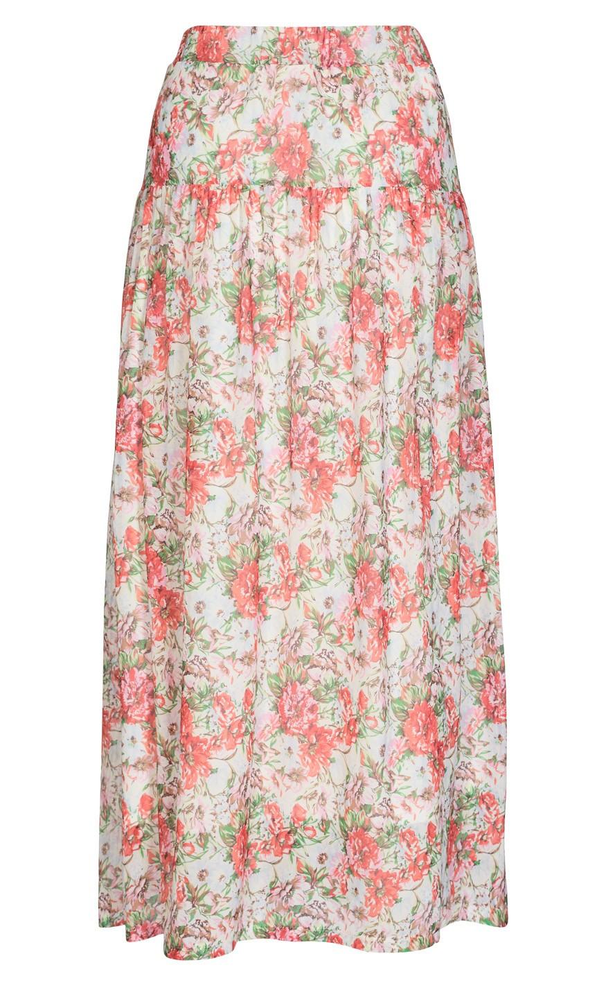 Freequent Nederdel - Pona - Poppy Red Mix