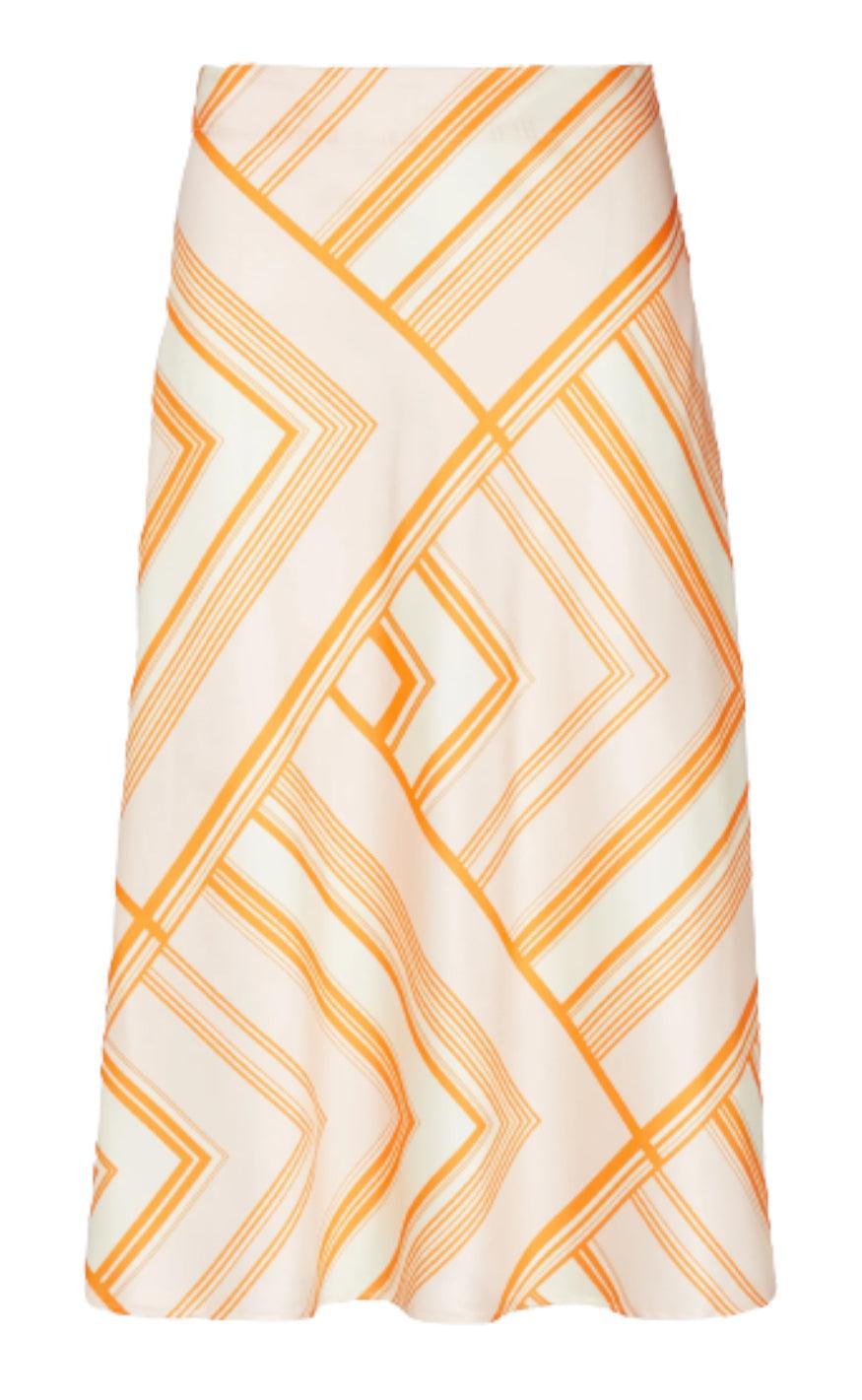 Freequent Nederdel - Semia - Flame orange