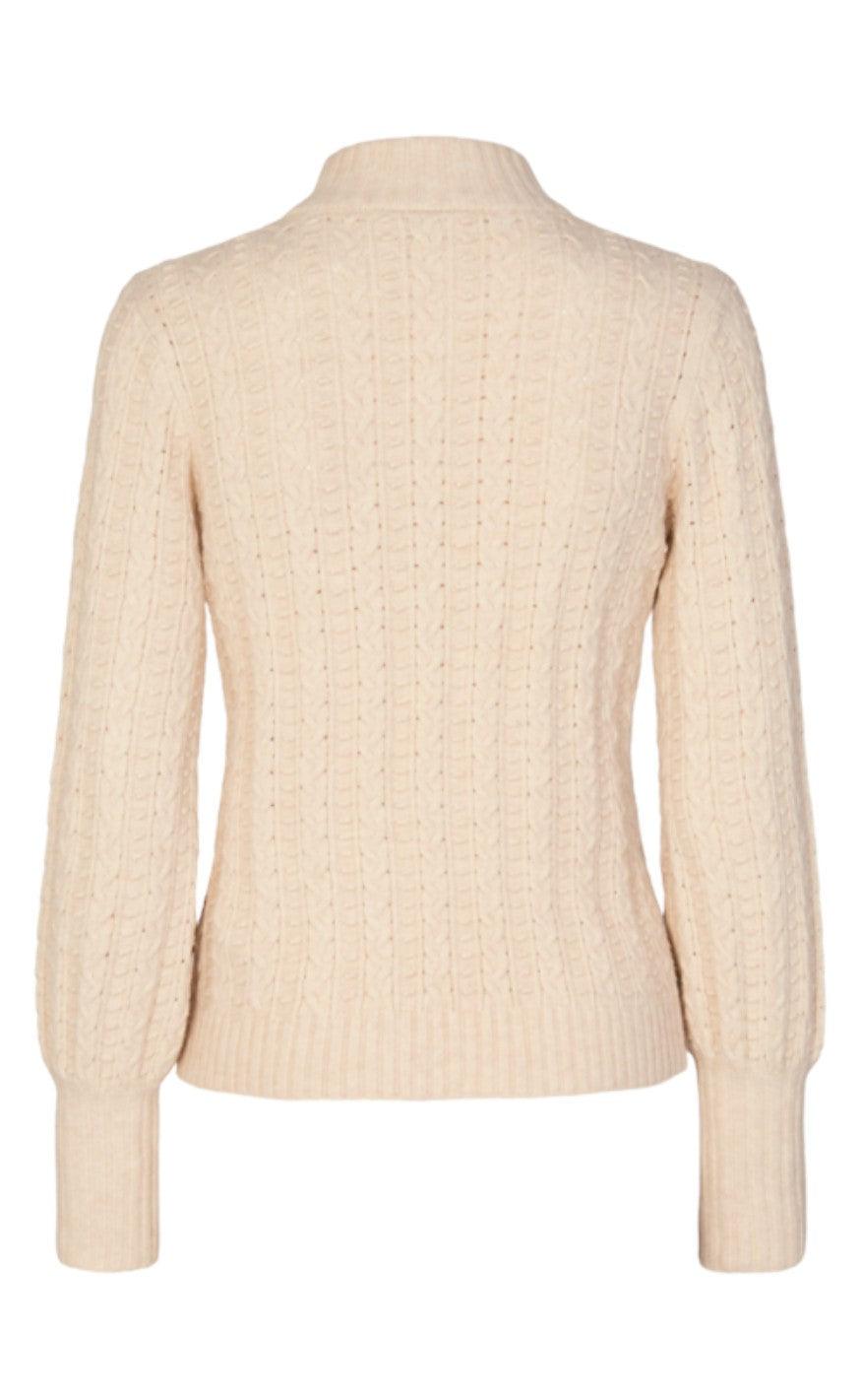 Freequent Pullover - Claura - Birch Melange