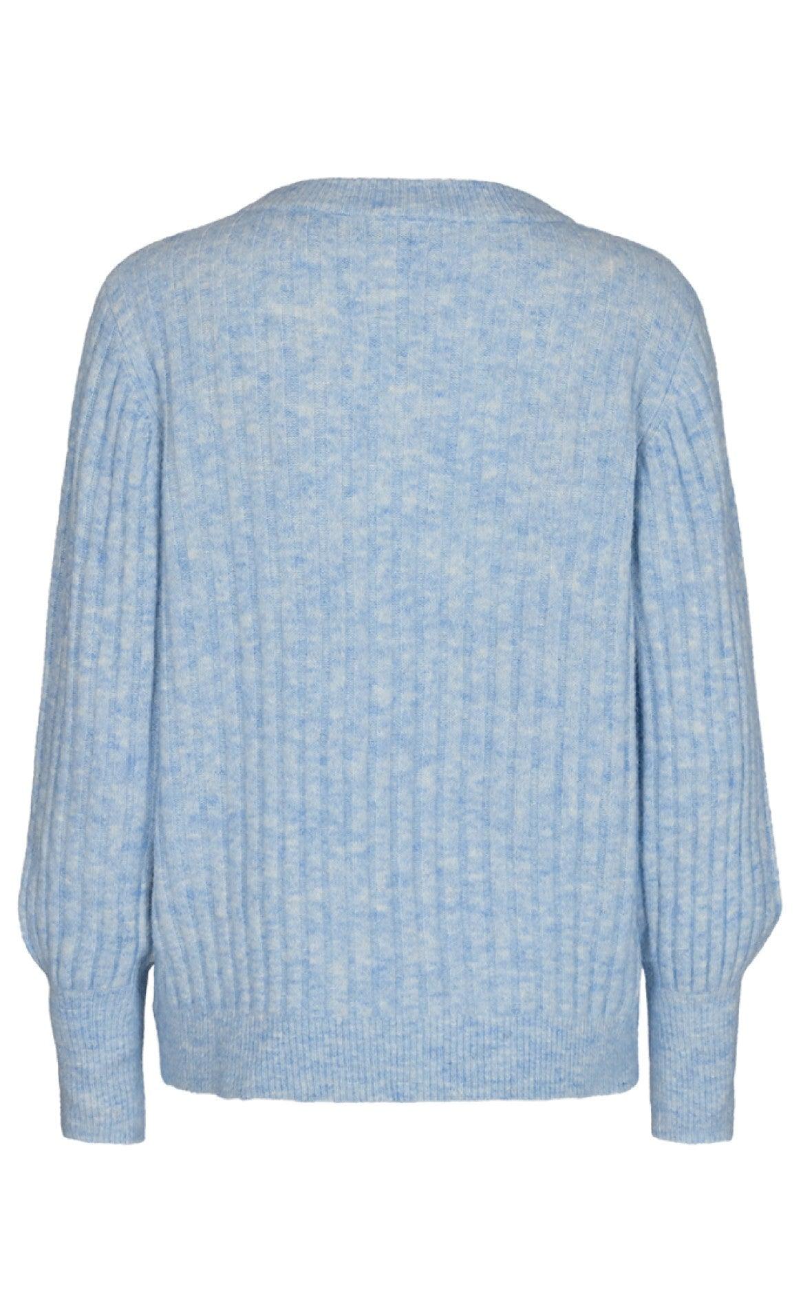Freequent Pullover - Hill Rib - Ashley Blue Melange