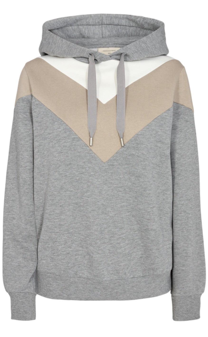 Freequent Pullover - Kamela - Medium Grey