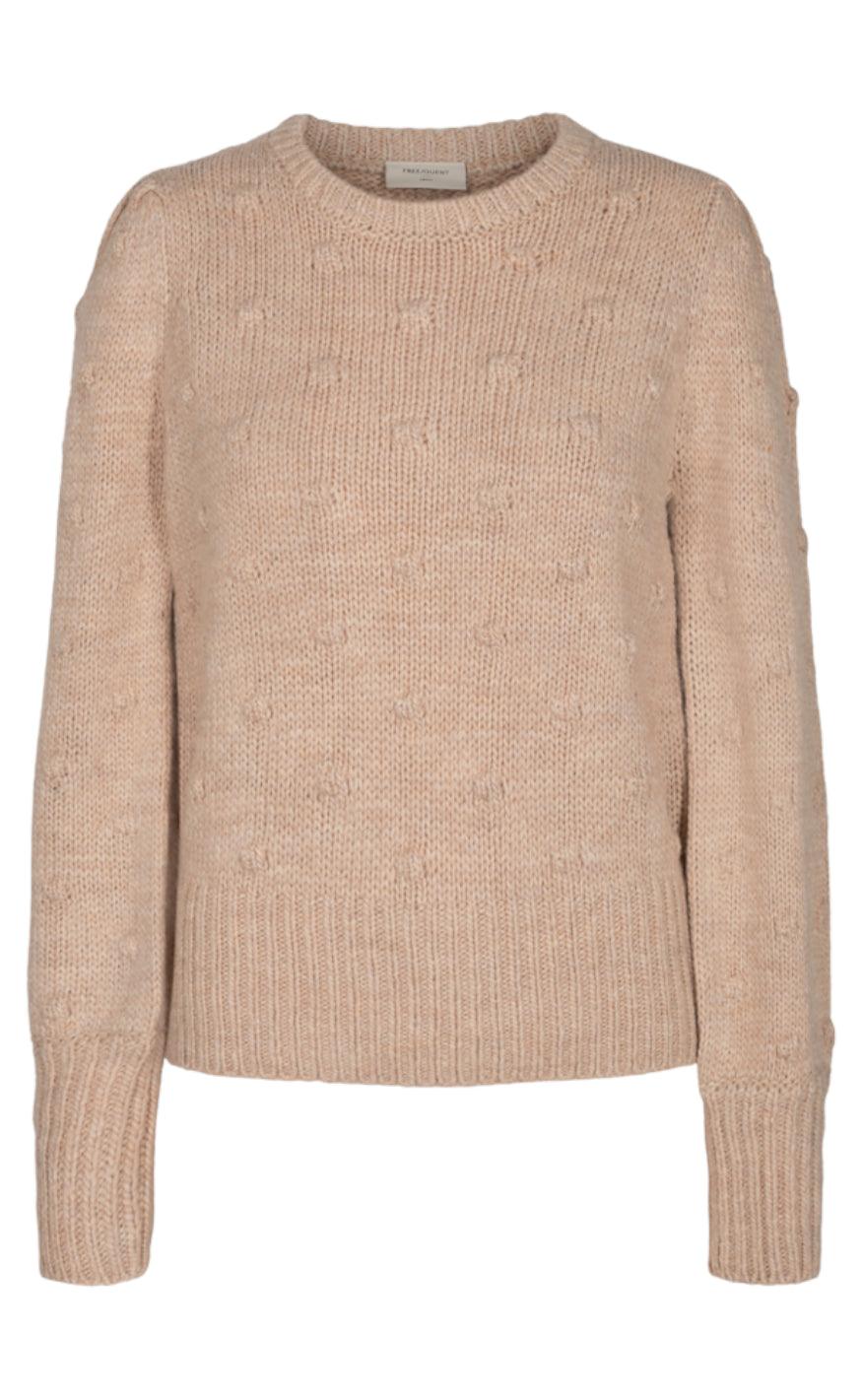 Freequent Pullover - Tea - Oxford Tan Melange