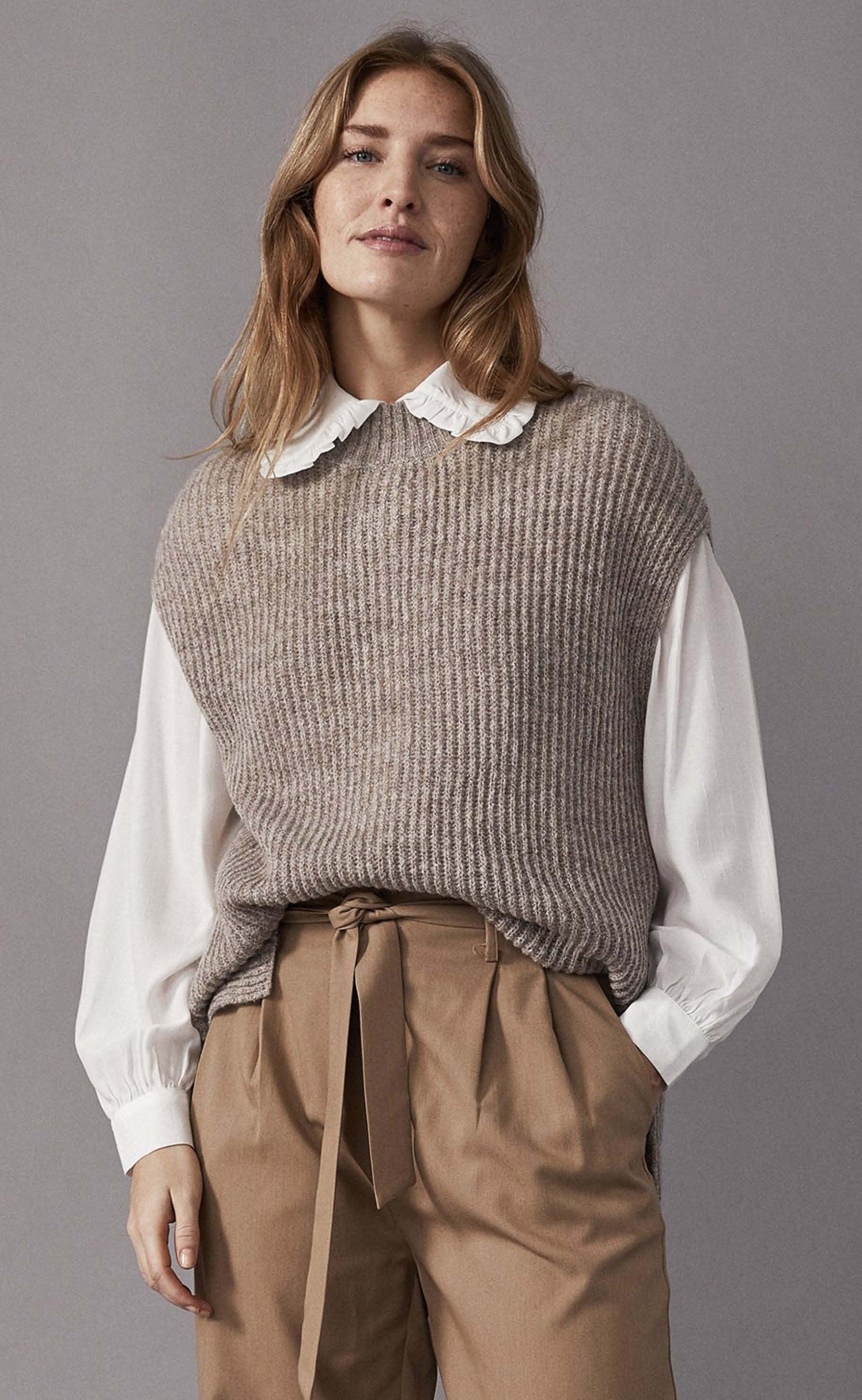 Freequent Skjorte - April Collar - Offwhite