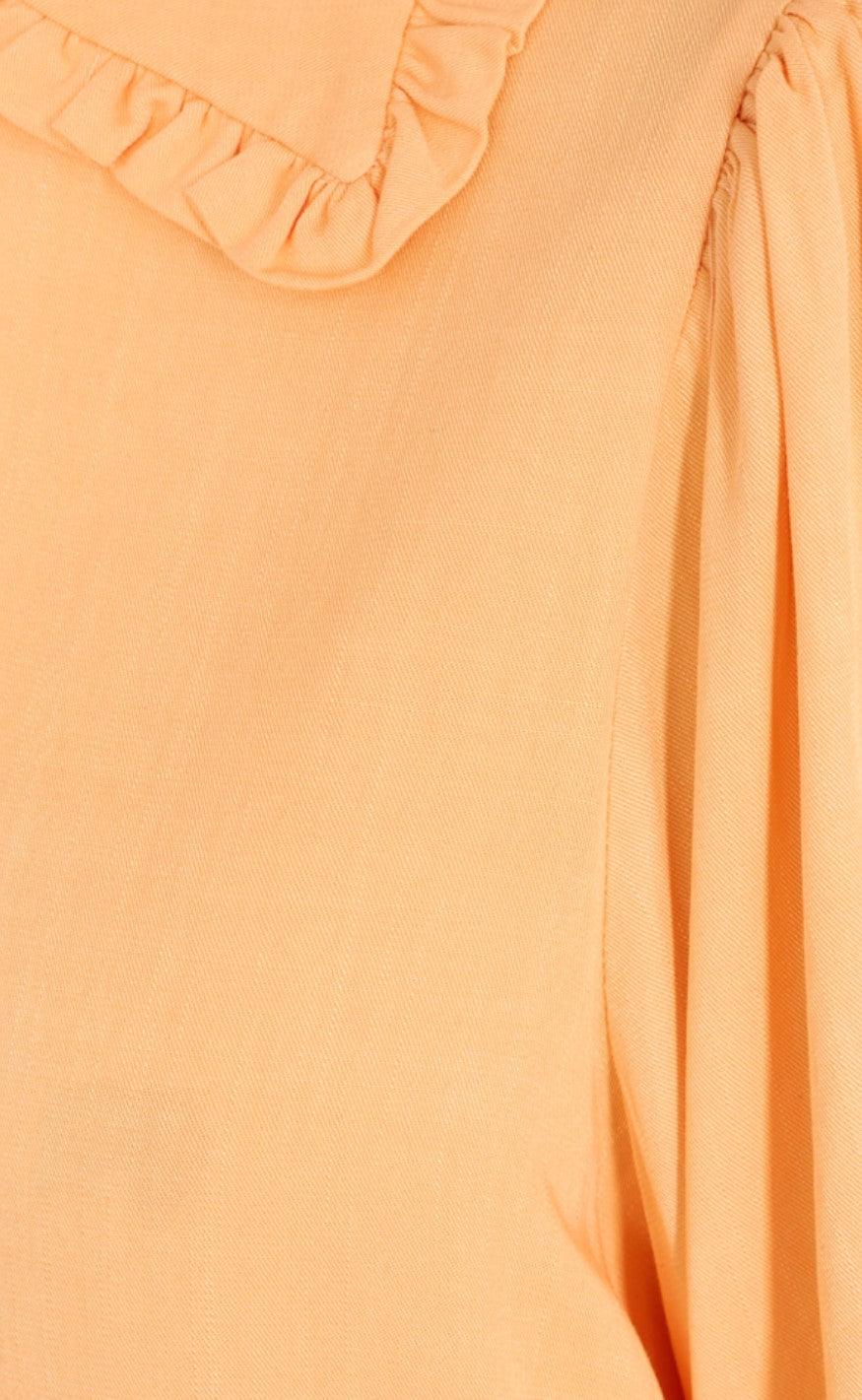Freequent Skjorte - Ellenor - Apricot Nectar