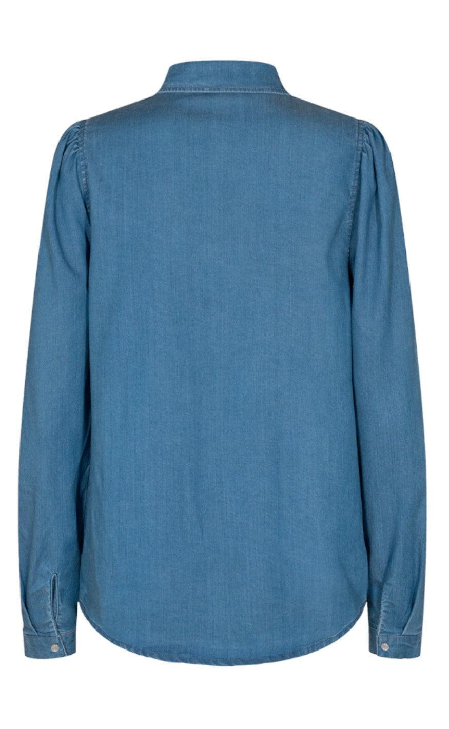 Freequent Skjorte - Fia - Medium blue
