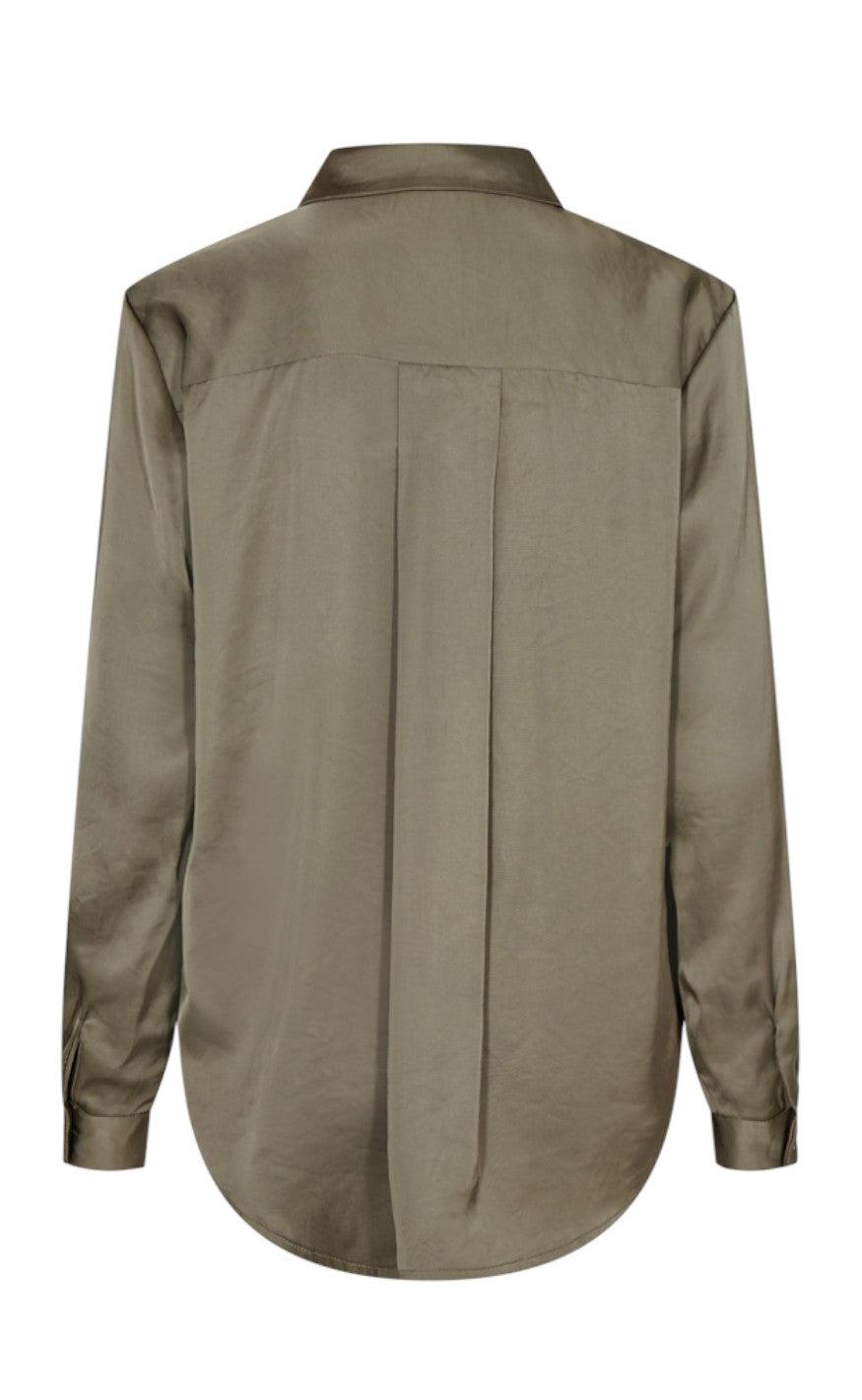 Freequent Skjorte - Hope - Dusty Olive