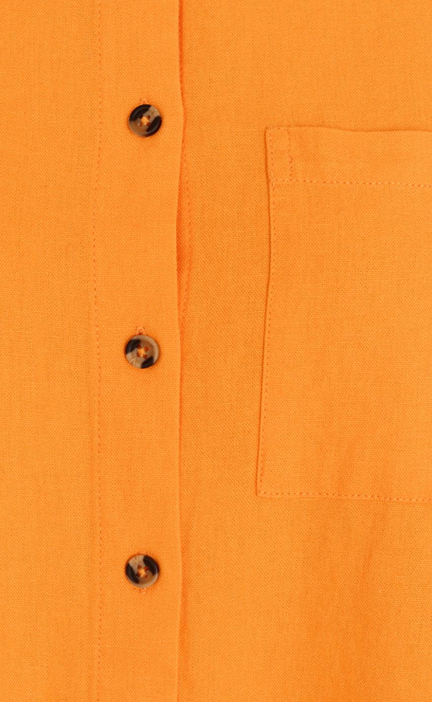 Freequent Skjorte - Lava - Flame Orange