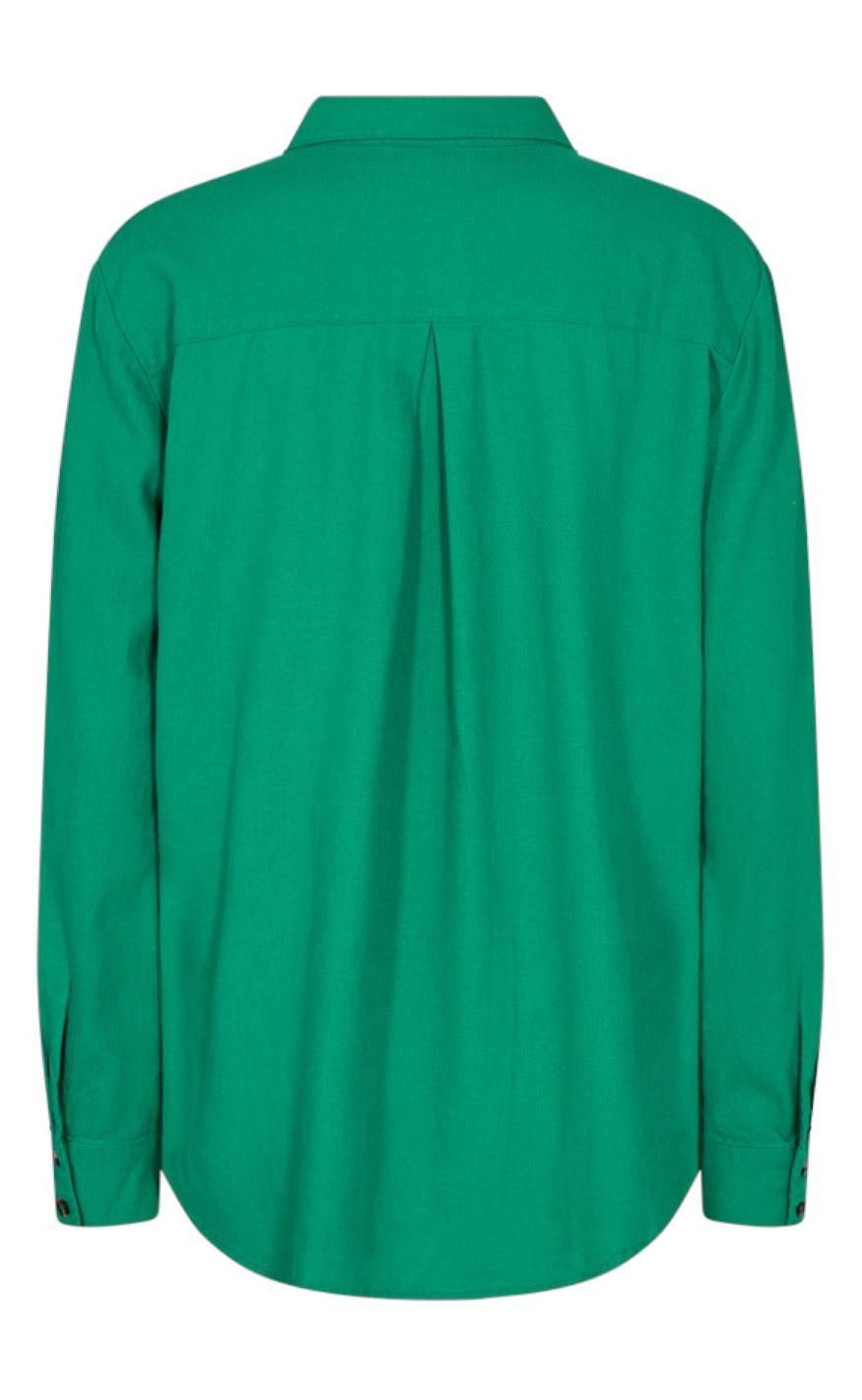 Freequent Skjorte - Lava - Pepper Green