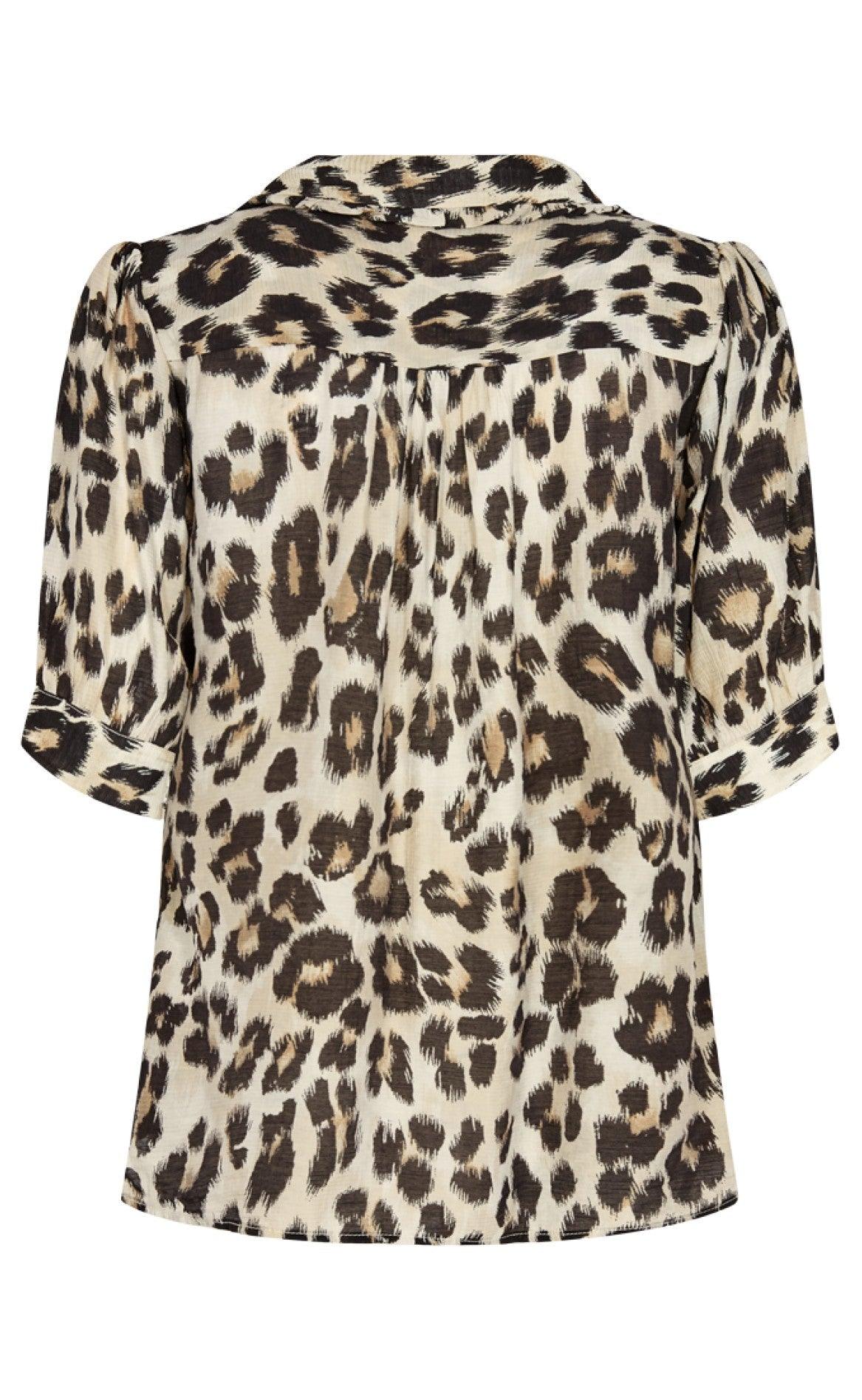 Freequent Skjorte - Wia - Leopard Print