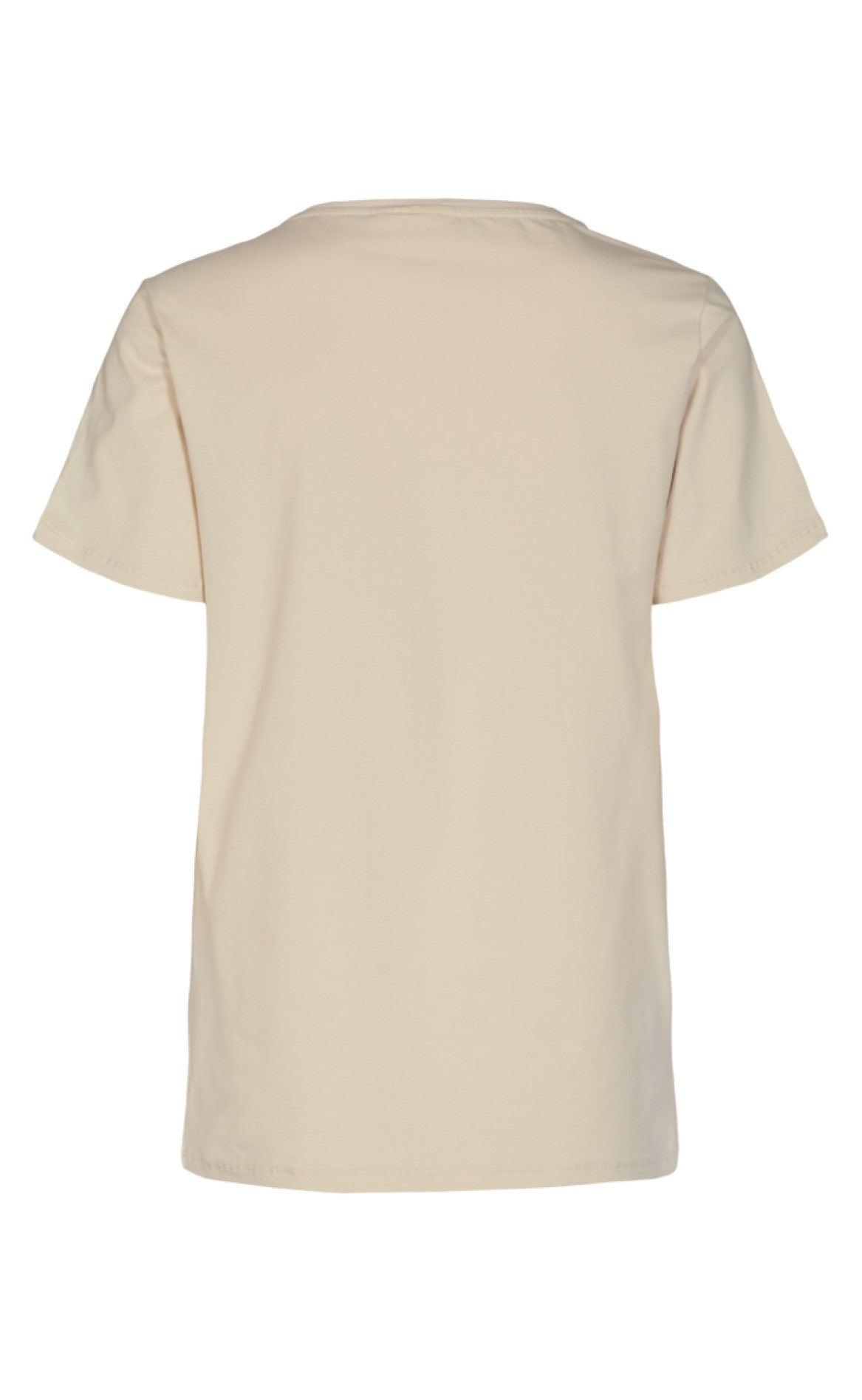 Freequent T-shirt - Anola - Birch Mix