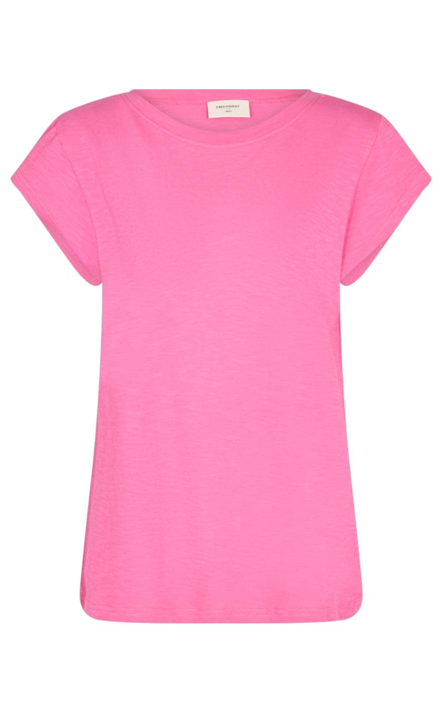 Freequent T-shirt - Azing - Carmine Rose